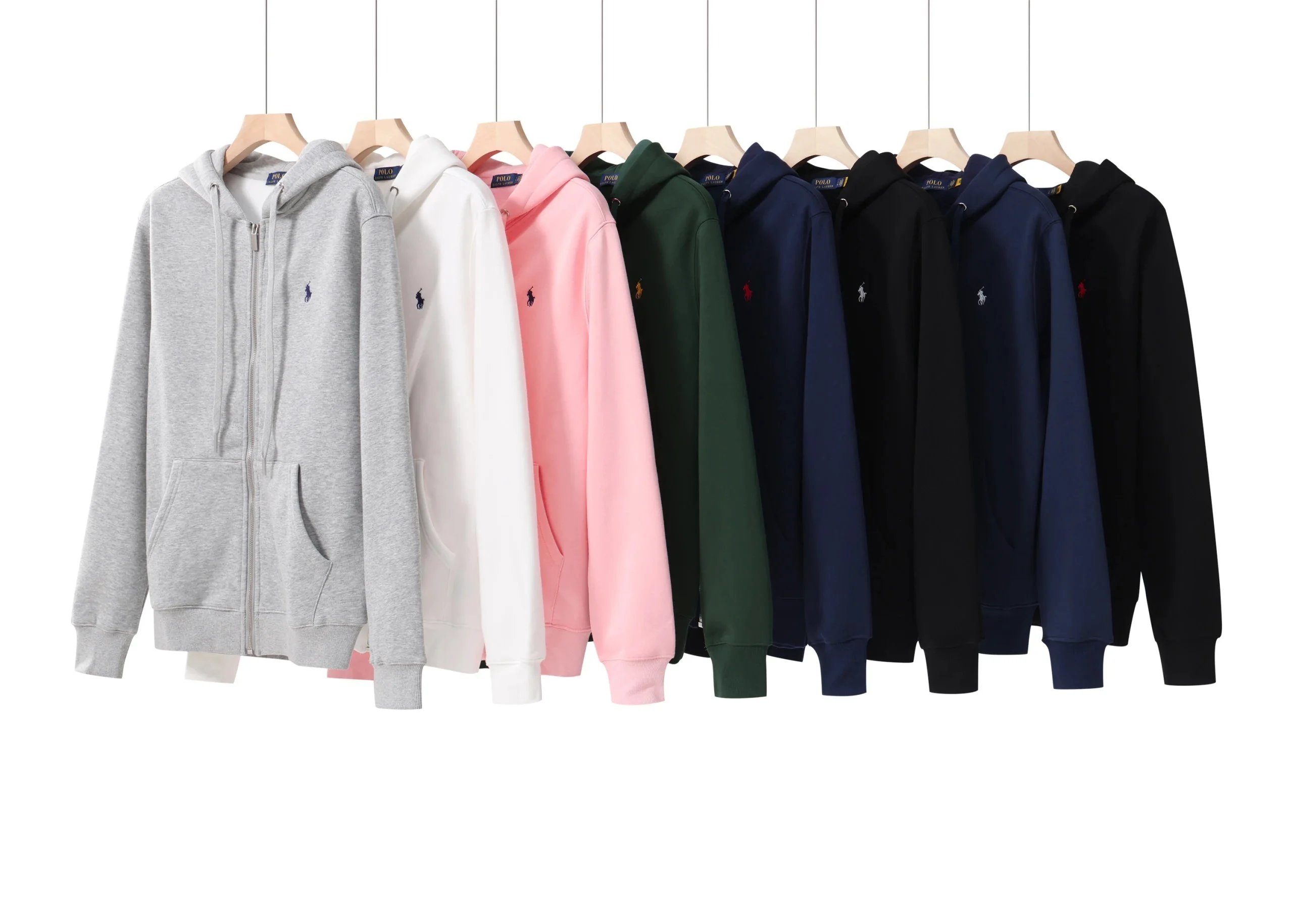 Polo Zippered Hoodie