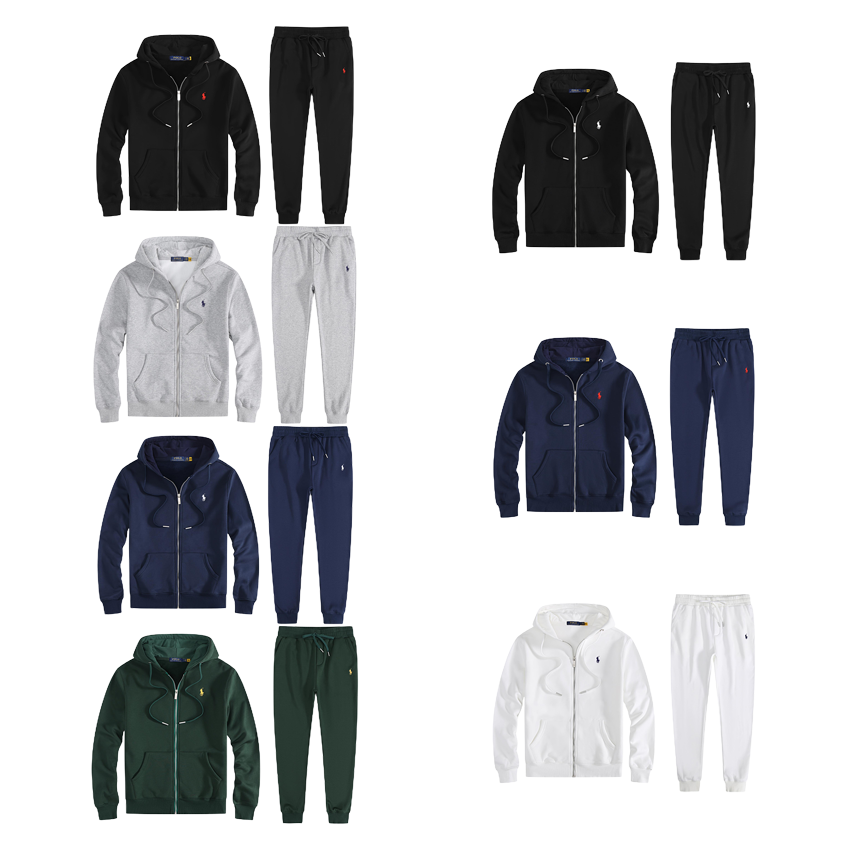 Polo Ralph Lauren Double-Knit Full-Zip Hoodie and Double-Knit Jogger Pant Set